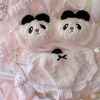Plushé Panda – 2 Piece Plushy Lingerie Set